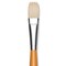 Isabey Chungking Interlocking Bristle Brush - Flat, Long Handle, Size 10